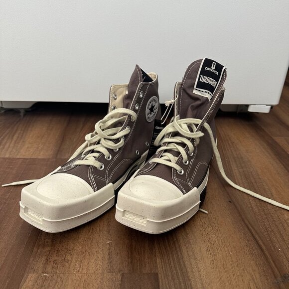 Rick Owens Converse x DRKSHDW Turbodrk Hi sneakers - Picture 1 of 5